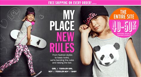 The Childrens Place Canada Offers Save 40 To 50 Off Entire Site