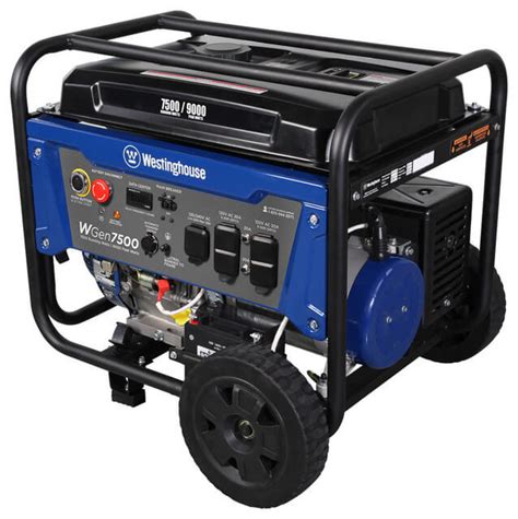 The wgen9500df is a dual fuel generator that operates on gasoline or propane (lpg). Westinghouse WGen7500 Review - Portable Generator 7500 ...