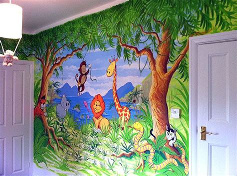 Every wall is a blank canvas for making your home more personal. Jungle Mural Scene Pictures | Kids decor | Pinterest | Jungles, Pictures and Scene