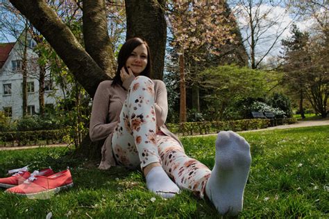 Katharina Dirty White Socks By Foot Portrait On Deviantart