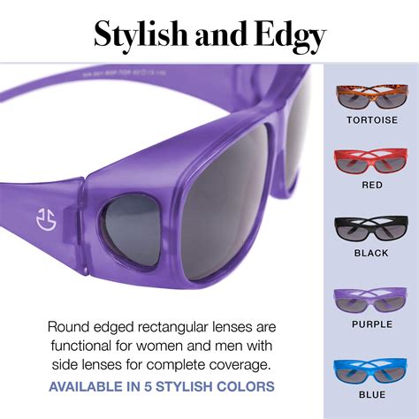 Wrap Around Sunglasses Uv Protection To Wear As Fit Over Glasses