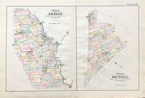 Home And Living Globes And Maps Booths Corners Original 1892 Delaware