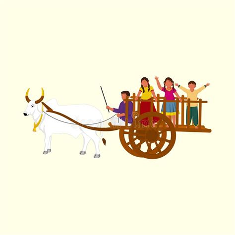 Indian Bullock Cart Stock Illustrations 50 Indian Bullock Cart Stock