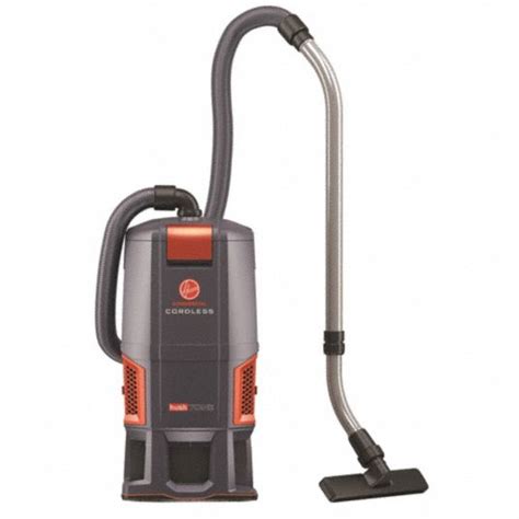 Hoover Commercial Cordless Backpack Vacuum 91 Cfm Hepa Vacuum
