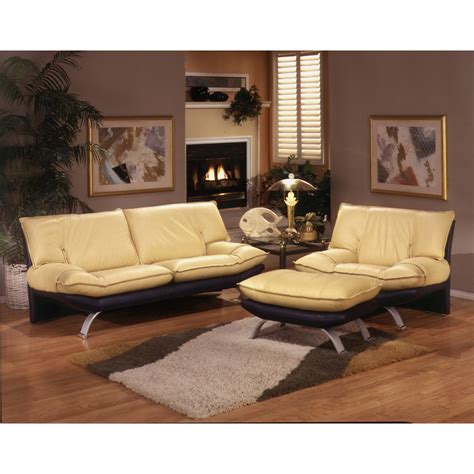 Omnia Leather Princeton Leather Living Room Set And Reviews Wayfair