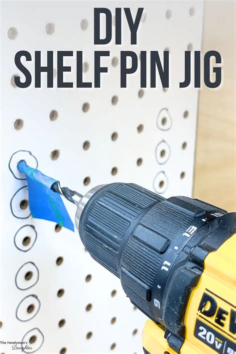How To Drill Shelf Pin Holes Two Different Ways The Handymans Daughter