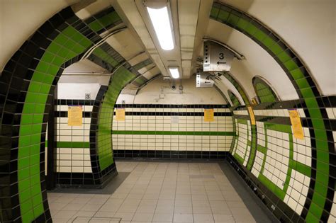 Sometimes London — Fabulous Green Tiles At Goodge Street Underground