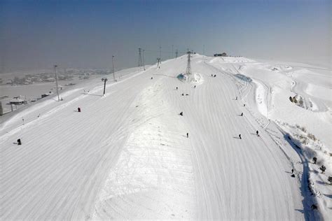 Ağrı'daki Küpkıran Kayak Merkezi yenilenen yüzüyle kayakseverleri ...