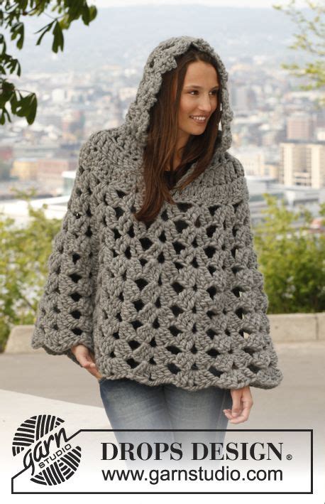 The New Fall Collection Drops Design With Images Crochet Poncho