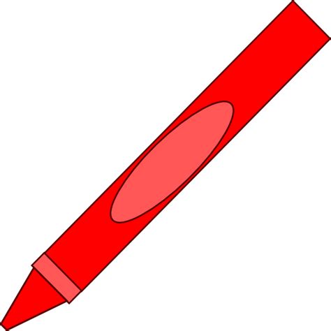 Totetude Red Crayon Clip Art At Vector Clip Art Online