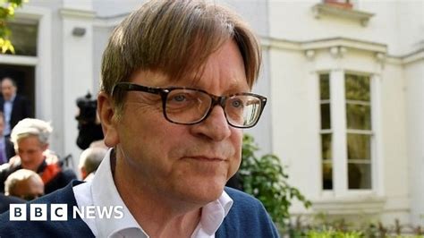 Guy Verhofstadt I Dont Know If Brexit Will Happen Bbc News