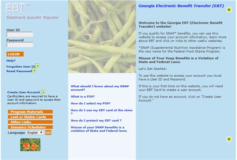 Ohio food stamp offices administrates your local program under ohio state guidelines. Number to check Georgia Food Stamp Balance - Georgia Food ...