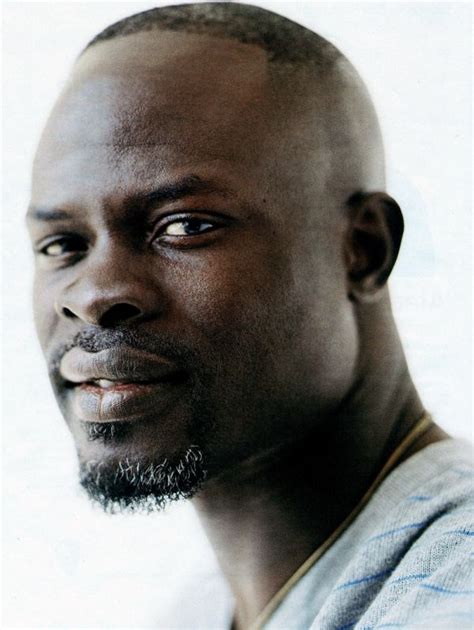 Actor Djimon Hounsou Hommes Noirs Beaux Portrait Hommes Personnes Noires