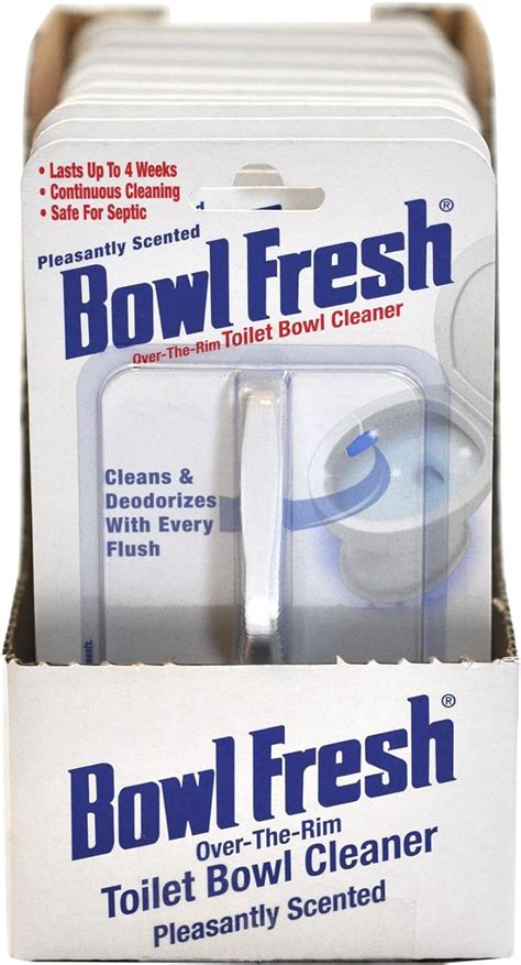 bowl fresh over the rim toilet bowl cleaner and freshener 10 pack 0 5 oz