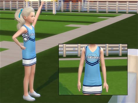The Sims Resource Cheerleading Uniform For Children