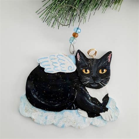 Cat Angel Statue Etsy