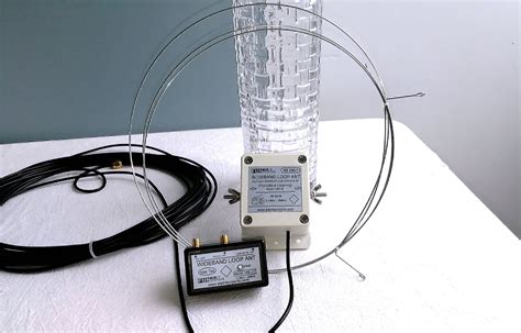 wideband active small loop antenna active antenna for sdr swl limited space antenna