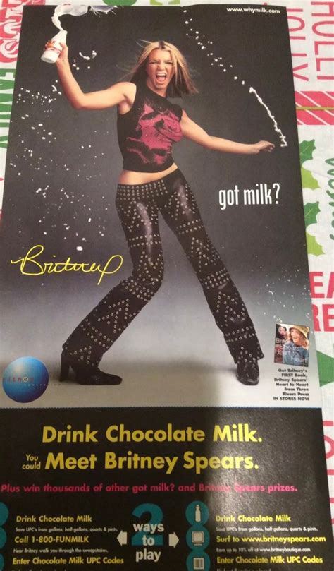 Britney Spears GOT MILK Posters This Is A Lot If They Etsy