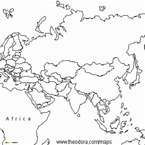 Blank Map Of Eastern Hemisphere Outline Sites Perry Casta Eda Eastern