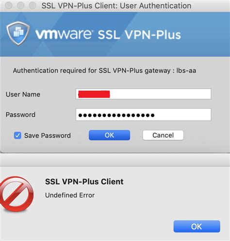 Ssl Vpn Plus Client For Mac Gives An Undefined Er Vmware