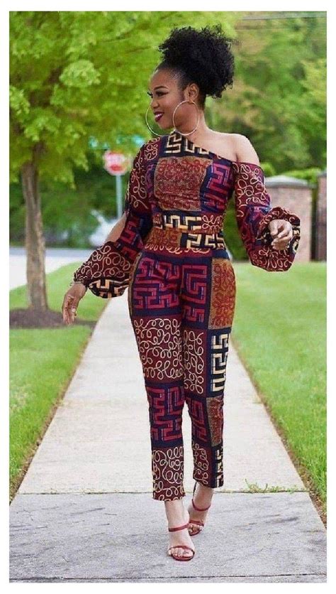 20 Stylish Ankara Jumpsuit Styles To Rock The Glossychic In 2020