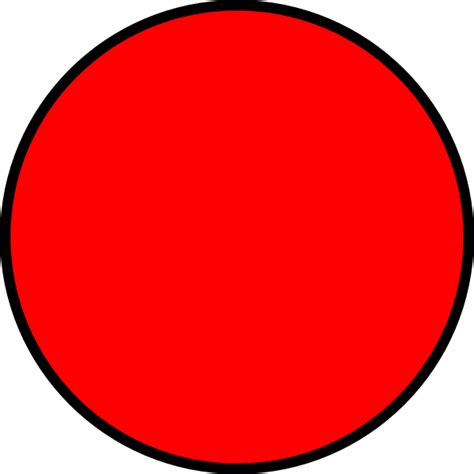 Red Circle Clip Art At Vector Clip Art Online