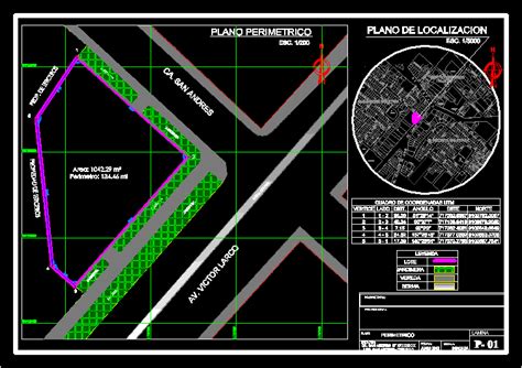 AutoCAD də Perimetrik Plan və Yer CAD kitabxanası