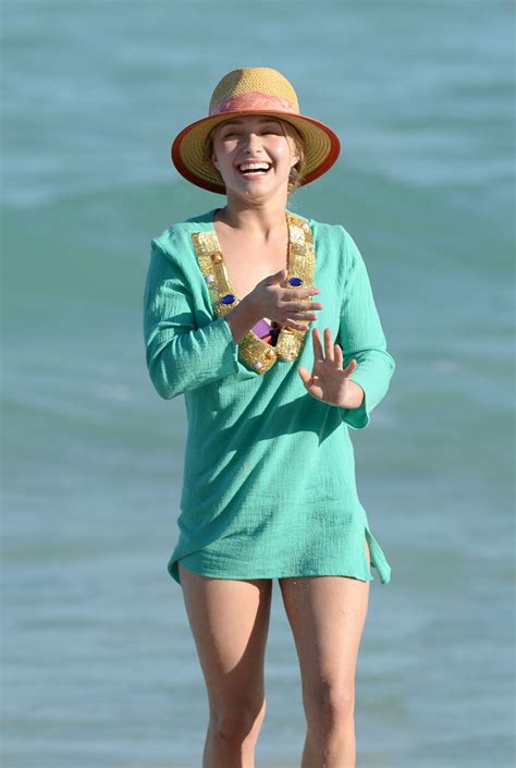 Hayden Panettiere At The Beach In Miami Gotceleb