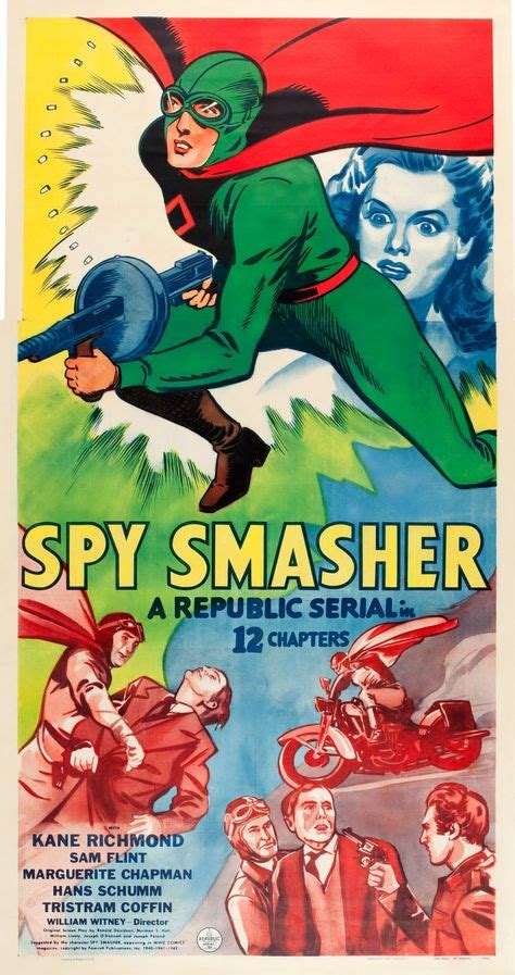 Spy Smasher 1942 Movie Serial Stars Kane Richmond Marguerite