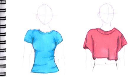 How To Draw Tees Step By Step Drawing Tutorial Fashion Sketch Of A