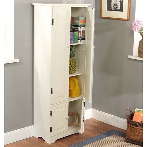 Maybe you would like to learn more about one of these? Amazon.com: Pine Extra Tall Cabinet Finish: White: Kitchen ...