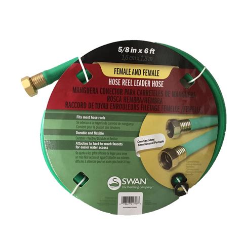 Swan 58 In Dia X 6 Ft Leader Hose With Female Coupling Csnlhff5806cc