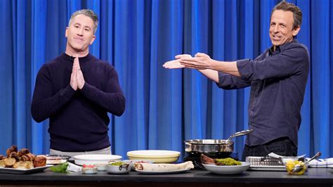 Watch Late Night With Seth Meyers Highlight Chef Michael Solomonov Teaches Seth How To Cook
