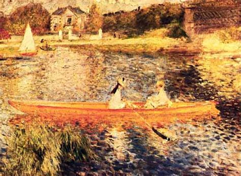 Impressionism Paintings The Skiff Renoir