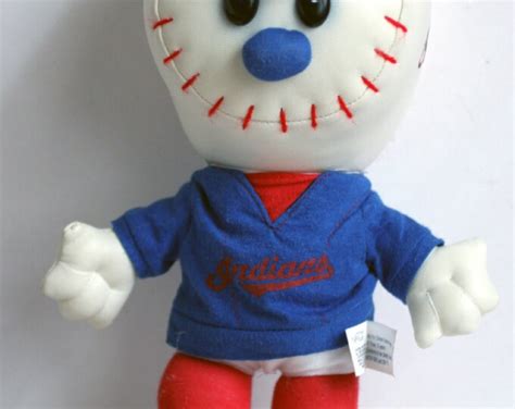 Vintage Cleveland Indians Stuffed Doll Mlb Indians Baseball Etsy