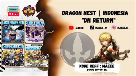 🔴 Live Dragon Nest Return Apo Hell 1x Dulu Abis Tu Leveling