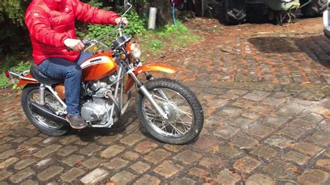 Classic road and dirt bikes for sale: Honda SL350 Classic 1971 trail bike for sale on eBay - YouTube