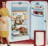 Photos of 1950s Coldspot Refrigerator