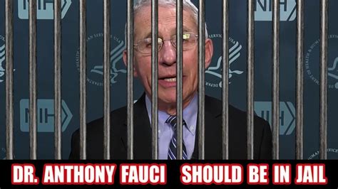 Dr Anthony Fauci Should Be In Jail Foto Youtube Rob Scholte Museum