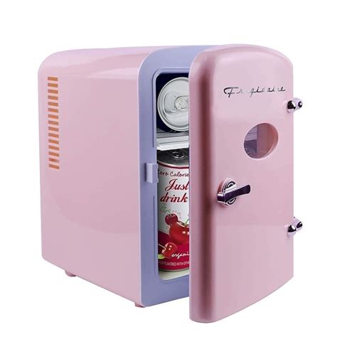 Frigidaire Retro Mini Compact Beverage Refrigerator Pink 6 Can