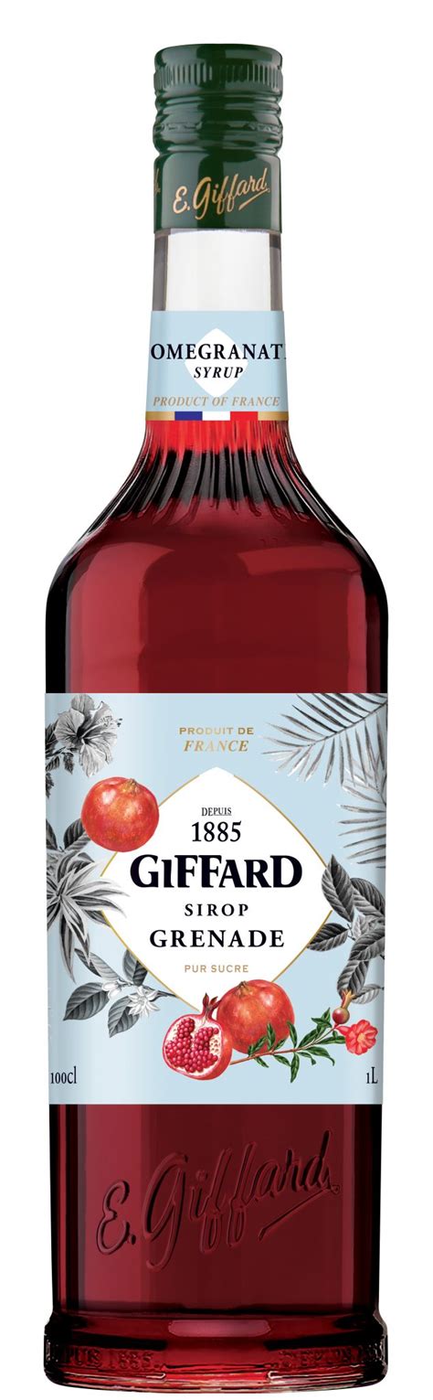 Giffard Pomegranate Syrup Dansk Distribut R Sprit Co