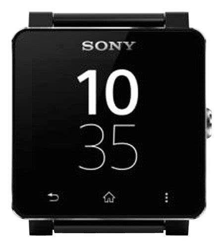 Sony Smartwatch 2 For Select Android Devices Sw2 Black Silicon Best Buy