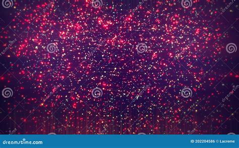 Abstract Glitter Falling Animation Background Loop Stock Footage