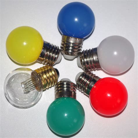 Colorful Led G45 1w Led Bulb Decoration Light 1w G45 Led Bulbs G45 Led