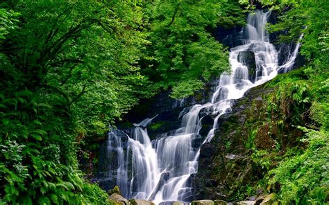 Cascading Waterfall Image Abyss