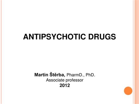 Ppt Antipsychotic Drugs Powerpoint Presentation Free Download Id