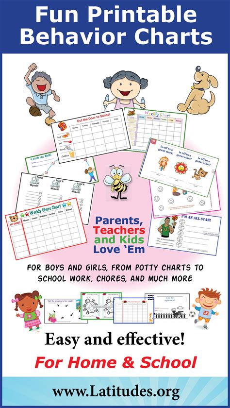 Ideas For Behavior Charts For Home