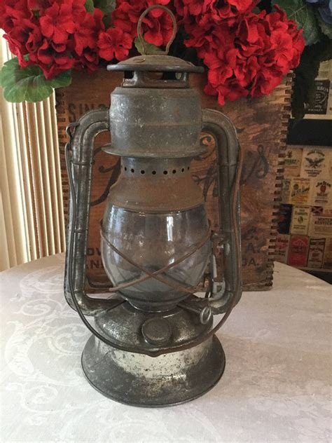 Antique Dietz Little Wizard Kerosene Railroad Lantern 1937 Etsy