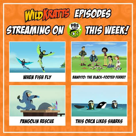 Wild Kratts Episodes Streaming on the PBS KIDS Player This Week