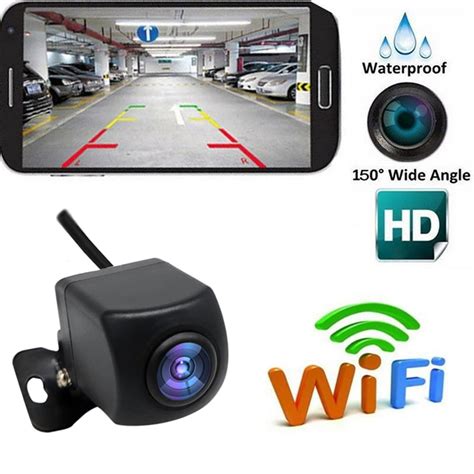Gecheer Wireless Backup Camera Wifi Rear View Camera For Car Vehicles